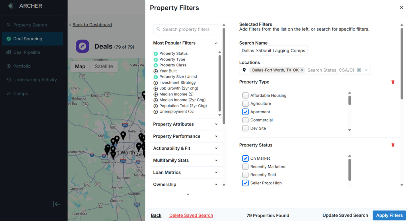 Deal Sourcing - 1 - Filters on Strategy