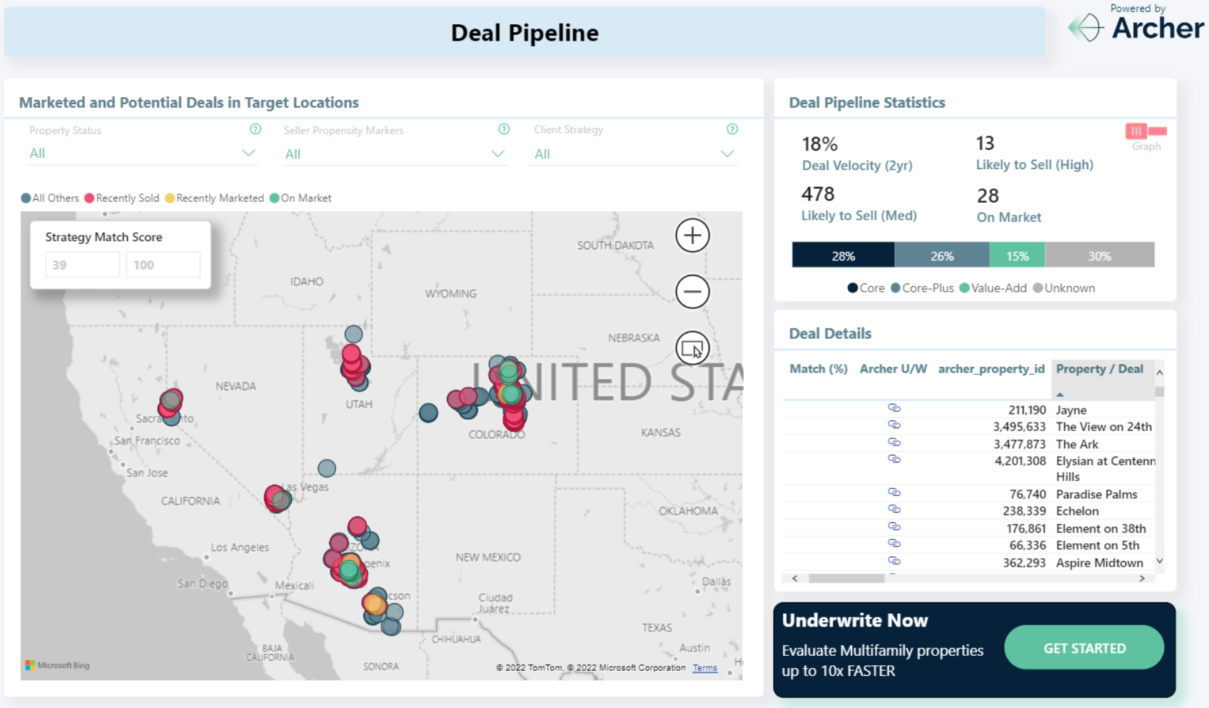 Showcase your deal pipeline