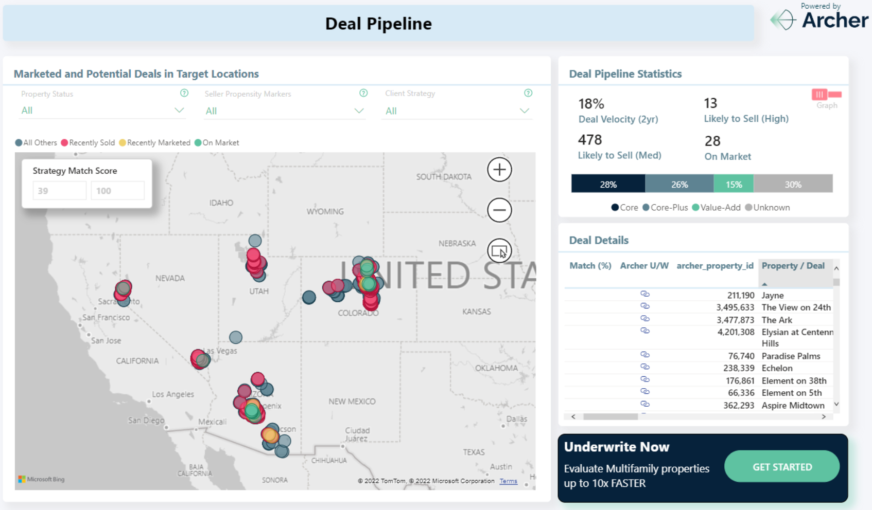 Validate the deal pipeline